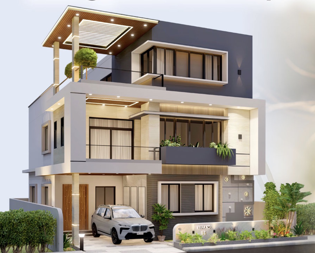 Private modern villa
